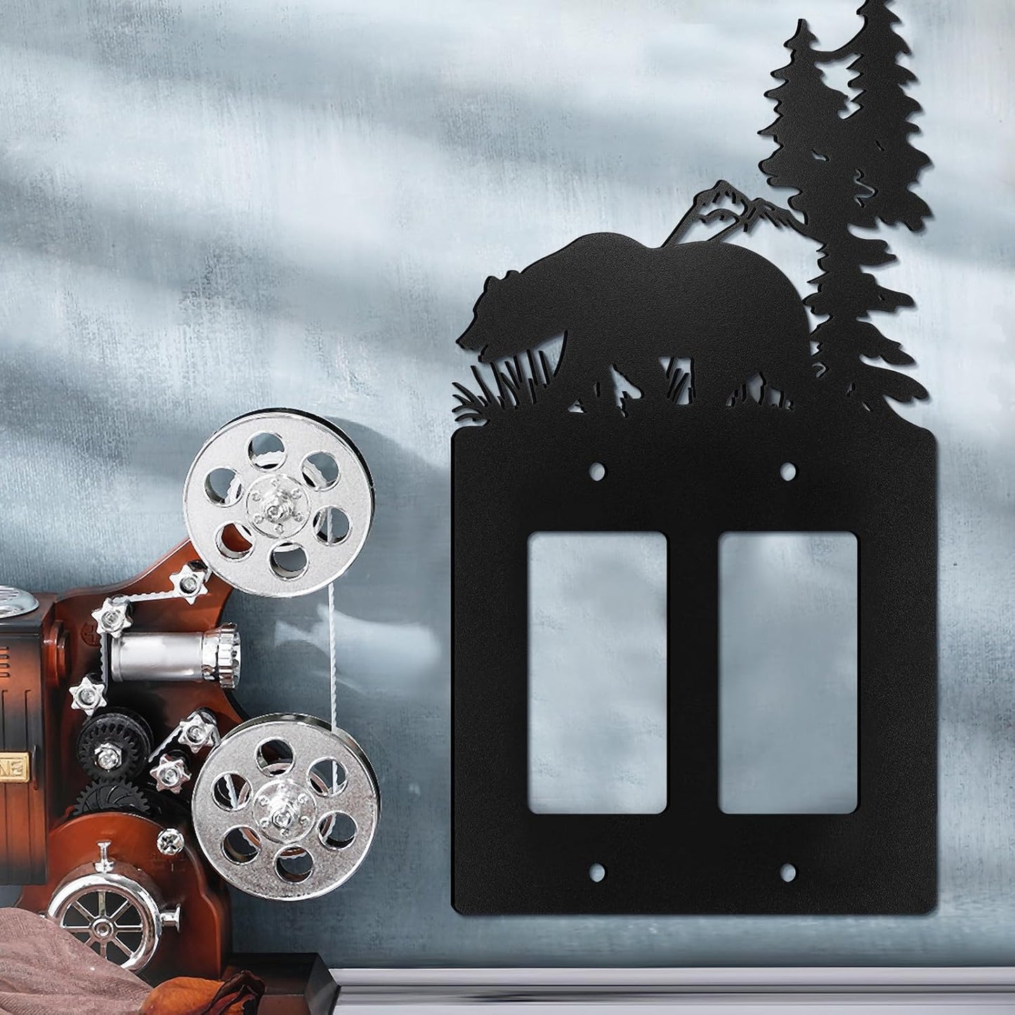 Cubierta interruptor luz alce metal placa pared casa