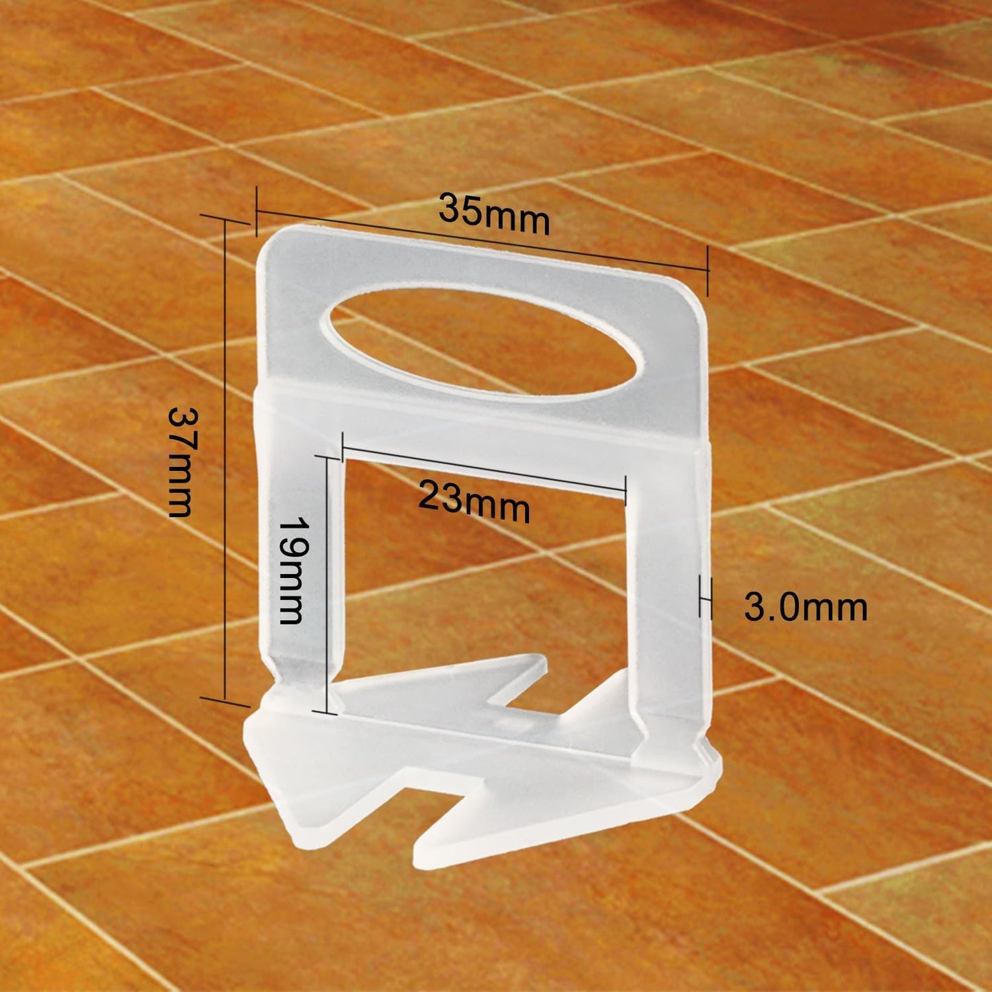 Clips niveladores azulejos 1/8pulg 2000pzas bricolaje