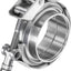 Abrazadera V escape acero inox 304 2.25pulg rápida 1 ud