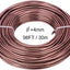 Alambre bonsái anodizado marrón 98ft 0.157pulg