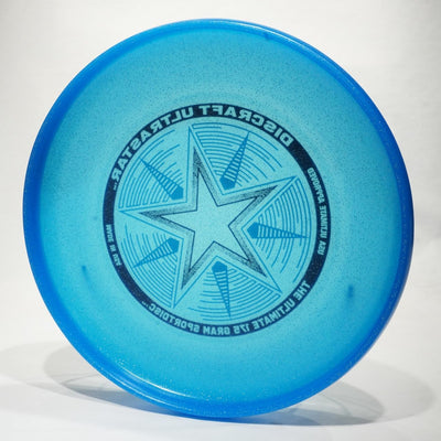 Disco Ultimate Frisbee 6.17oz Stock Blue Sparkle