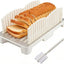 Cortador pan acero inox 304 ajustable con bandeja migas plegable