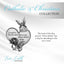 Clip visera coche con corazón Daughter Drive Safely