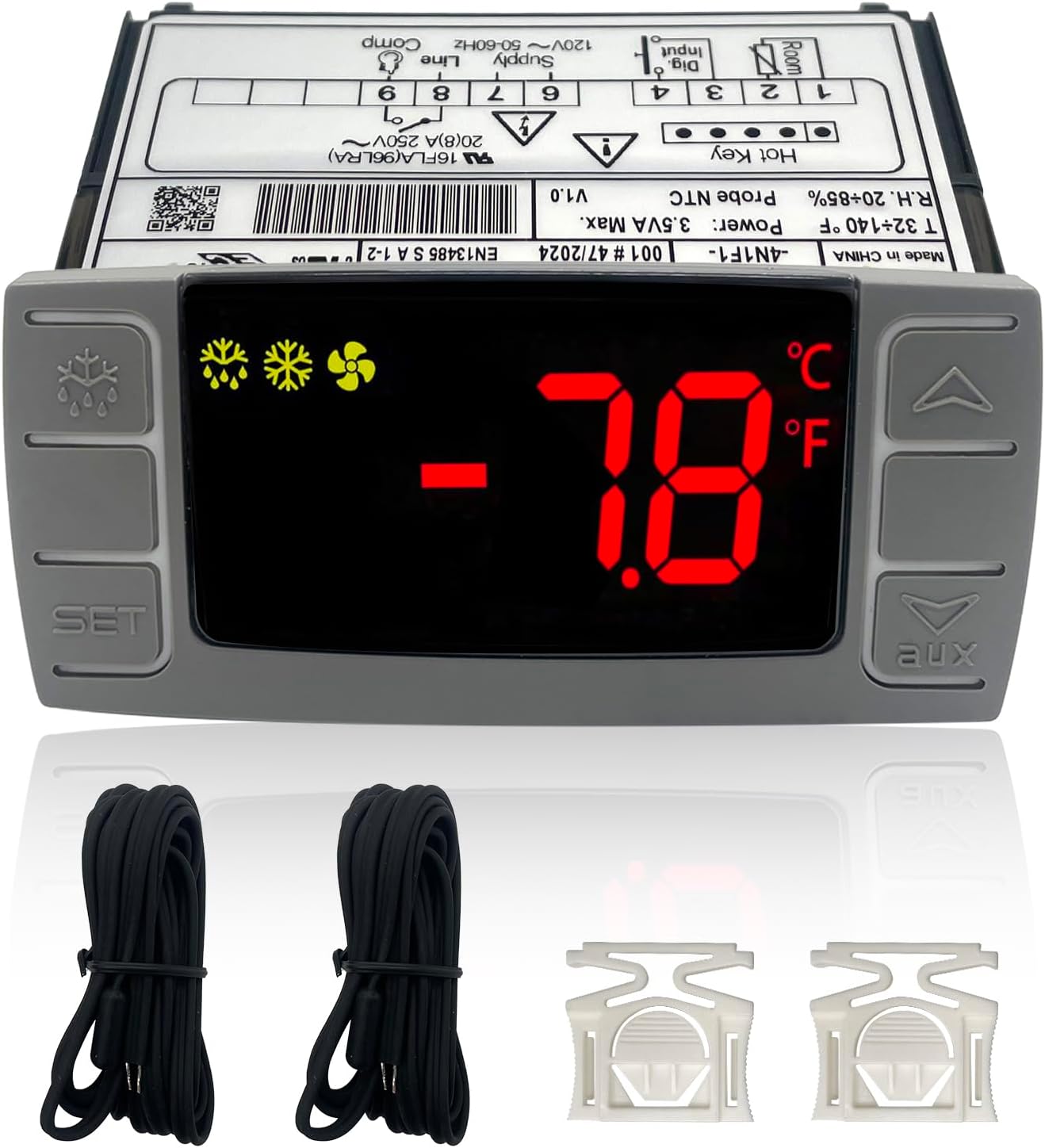 Control temperatura refrigerador Dixell 120V con sondas NTC