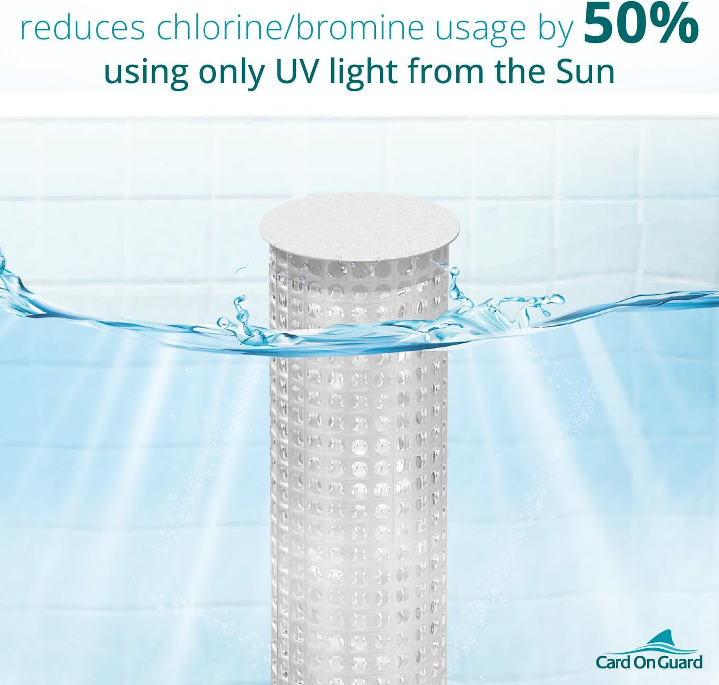Tubo desinfectante solar para jacuzzi con tecnologia
