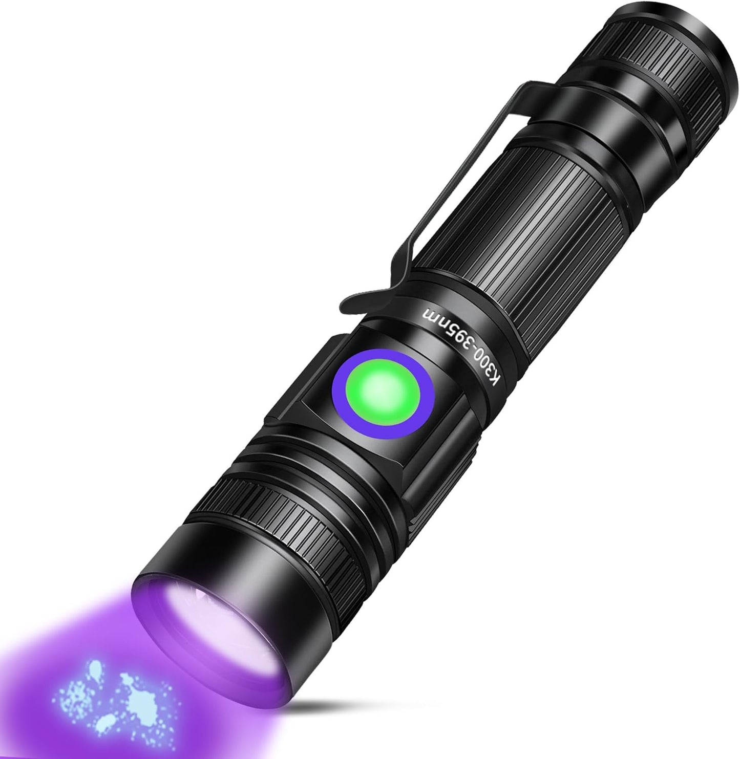 Linterna UV 395nm recargable para resina y orina mascotas