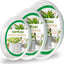 9 Platillos para Plantas 8-12" Plástico Transparente