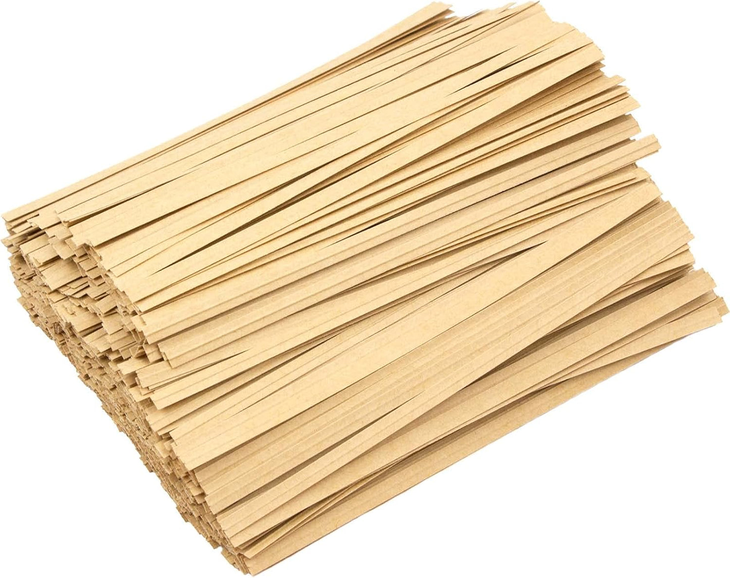 500 Lazos Kraft 5pulg para Pan Bolsas Café Pasteles