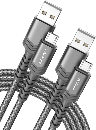 Cable micro USB trenzado para Android 6.6pulg set 2