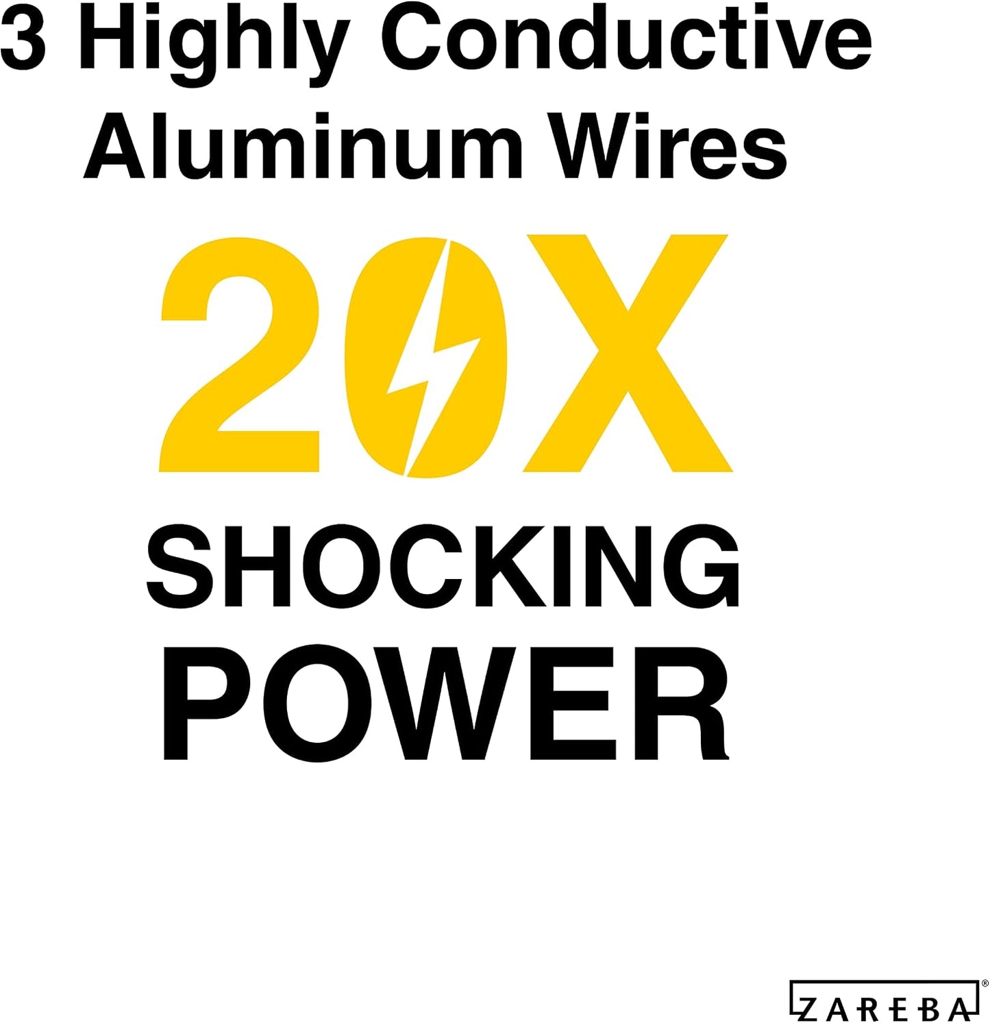 Cable aluminio fibra vidrio recubierta PVC valla eléctrica