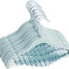 Set 24 ganchos terciopelo azul para bebé 12x8pulg