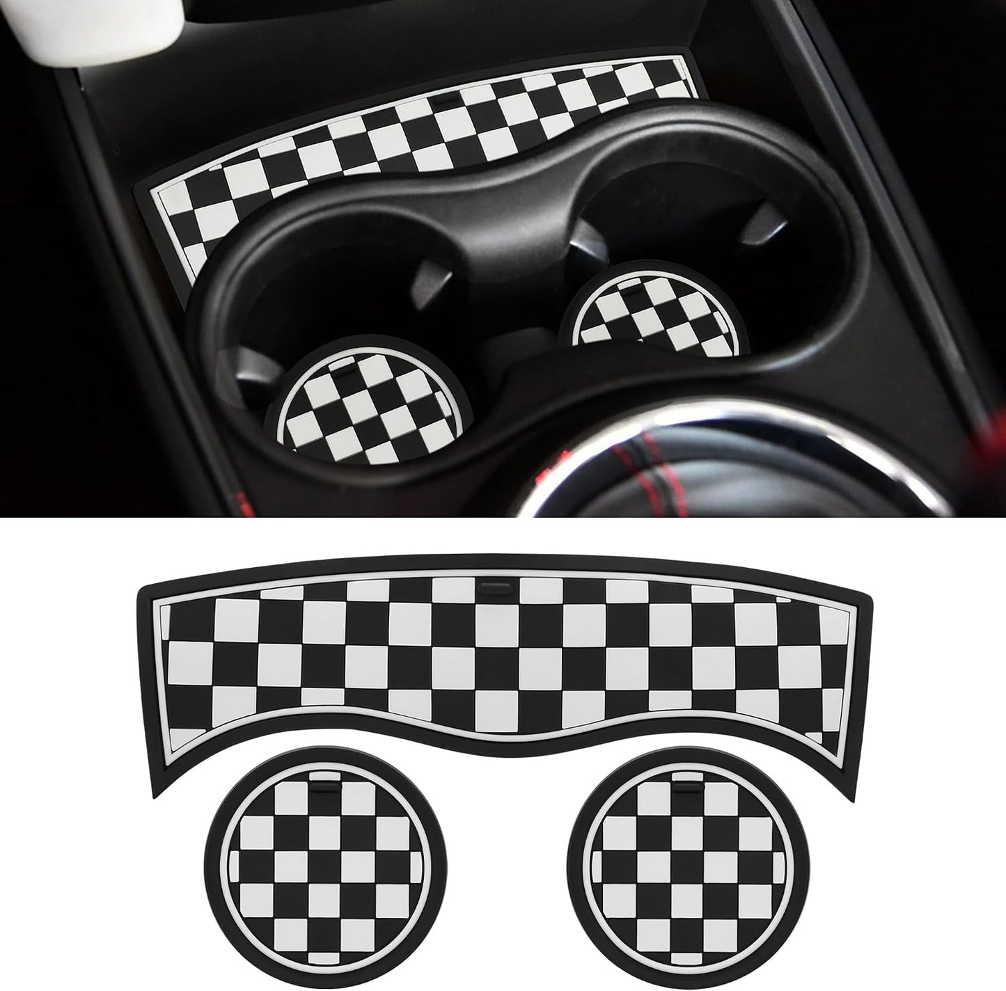 Portavasos silicona Mini Cooper F60 17-23 consola central