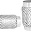 Tubo flexible escape acero inox doble trenza 2.5x5.9pulg