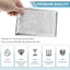 Filtro grasa microondas WB06X10309 comp 7-5/8x5pulg 4 Pzas