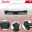 Parrilla delantera compat. Honda Civic 2012 JDM negro plástico