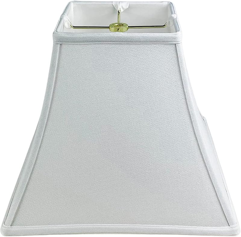 Pantalla lámpara Regal Square Bell 5x10x9 Blanco Lino