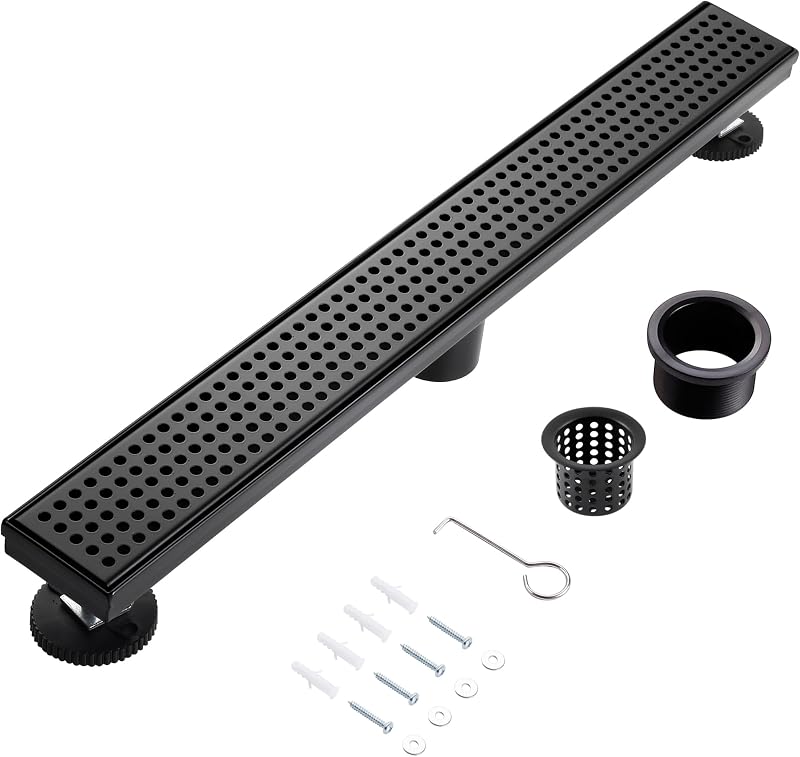 Drenaje ducha lineal acero inox 304 con rejilla remov.