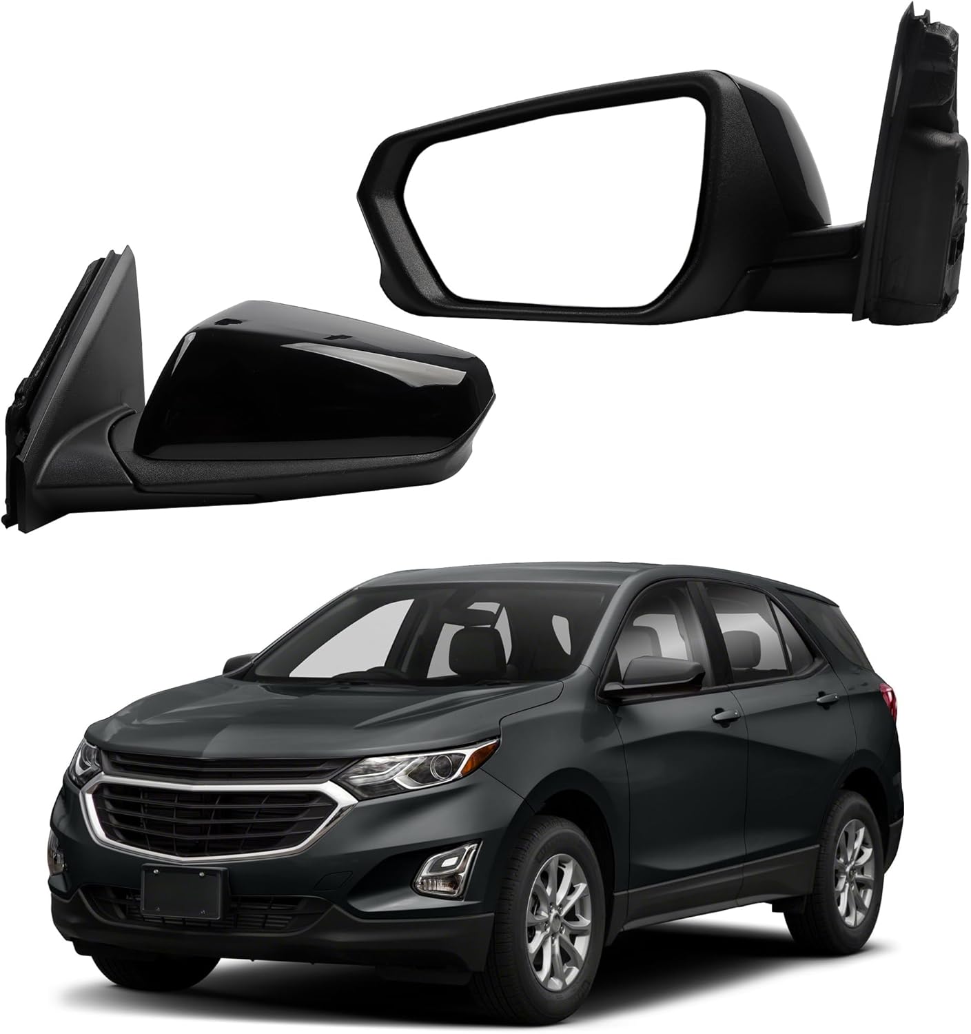 Espejo retrovisor izquierdo Chevy Equinox 18-23 con vidrio