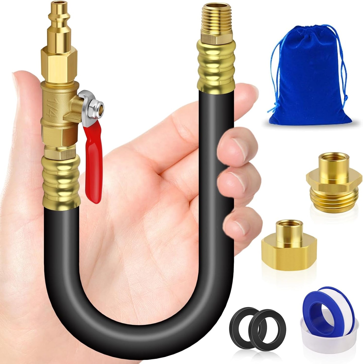 Adaptador soplado invierno RV rociadores 3/4" 16.9"