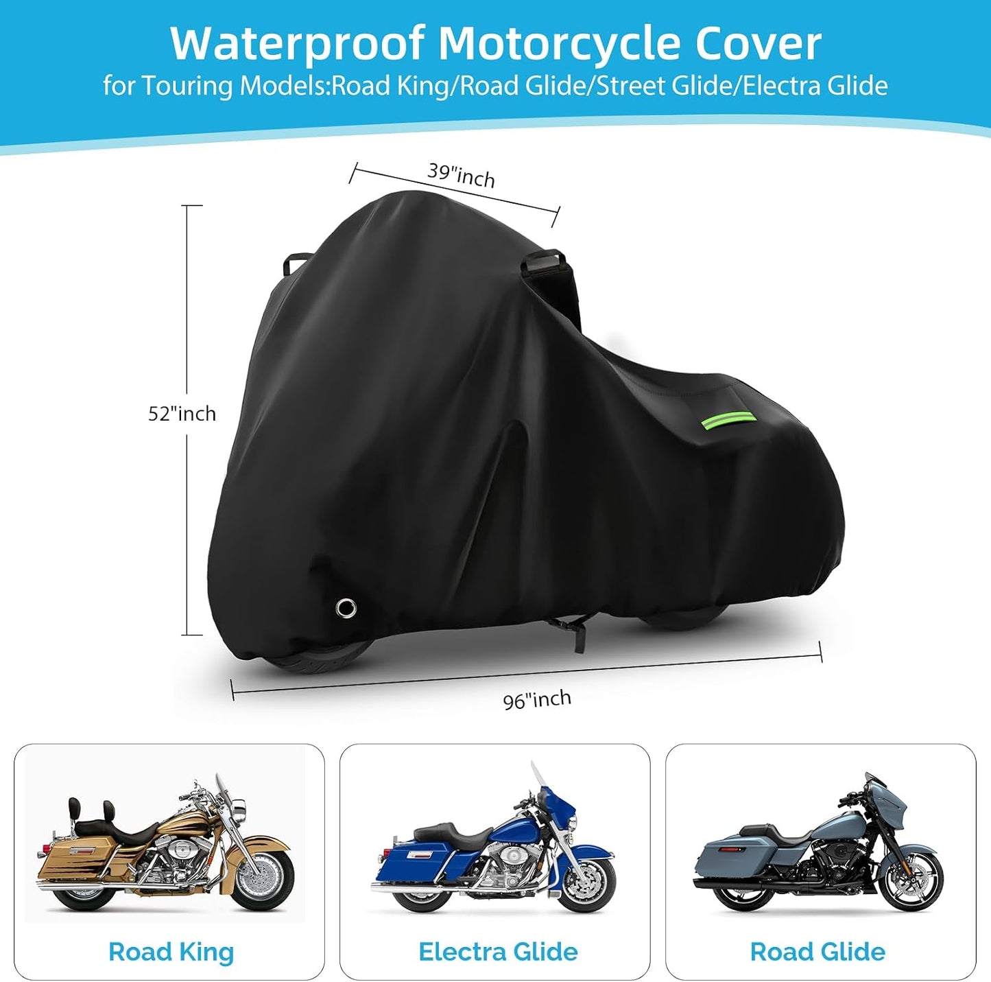Funda impermeable motocicleta touring resistente UV
