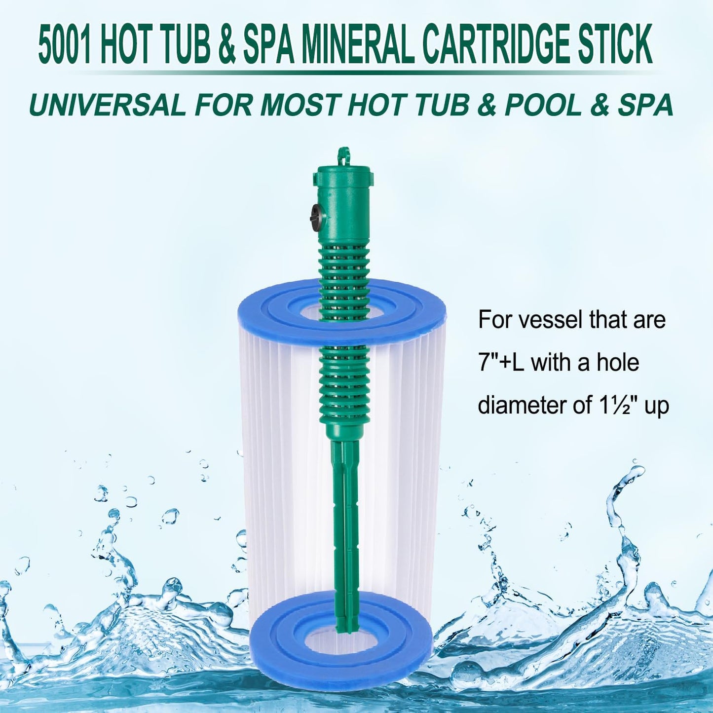 Cartucho mineral spa desinfectante 4 meses pack 2