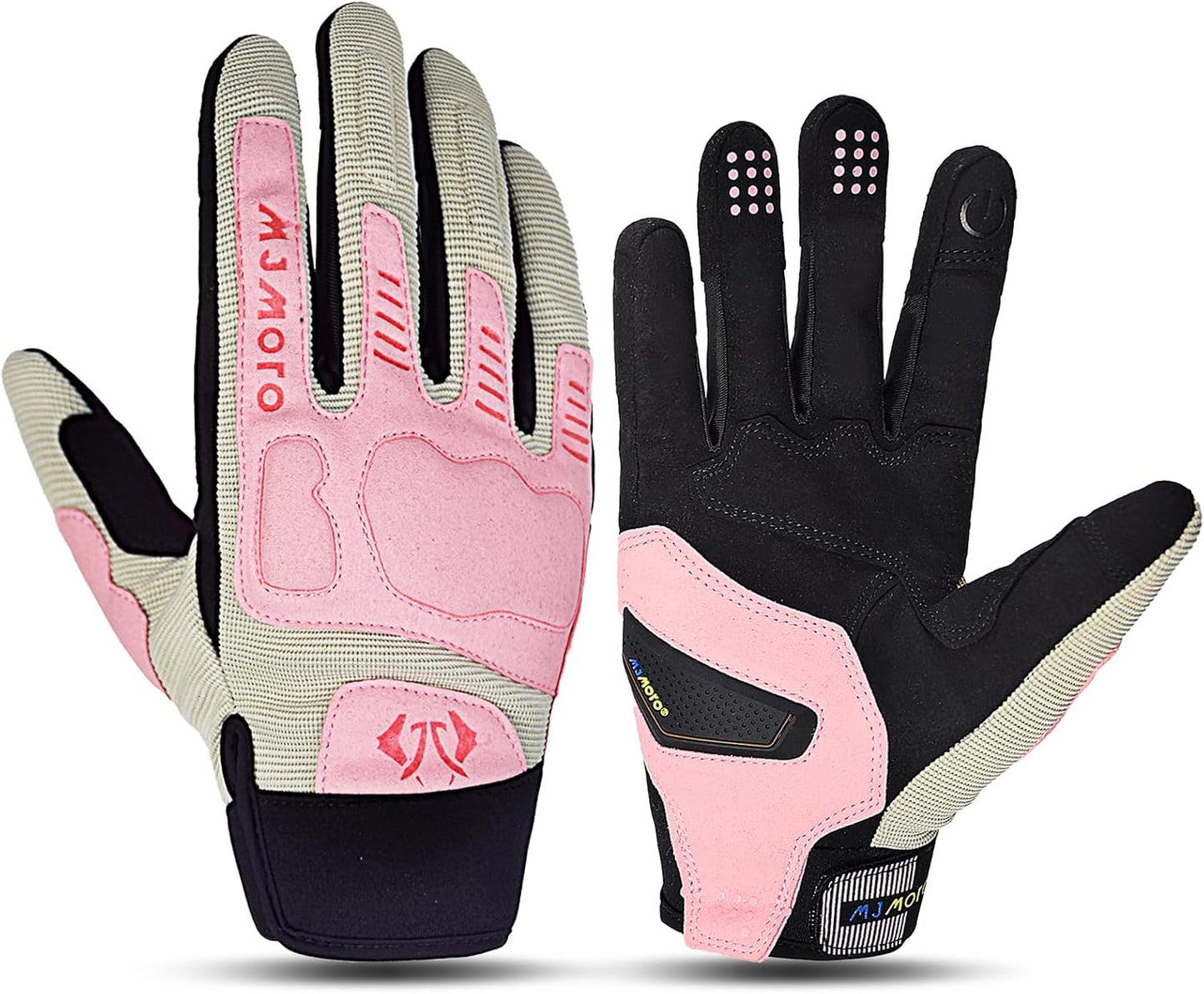 Guantes motocicleta verano mujer tactil antiderrap