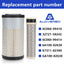 Filtro aire motor Kubota B21 B2301