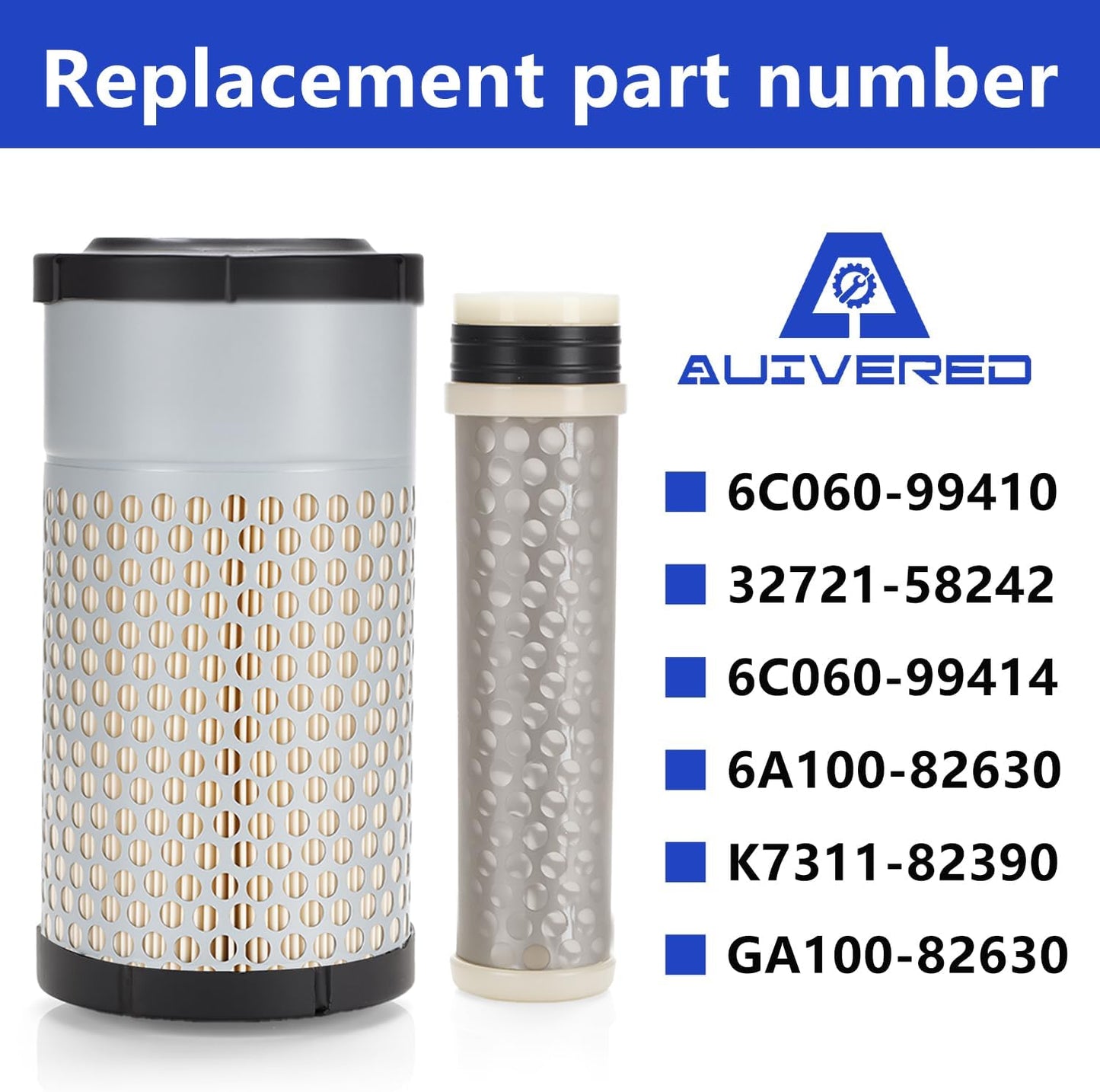 Filtro aire motor Kubota B21 B2301