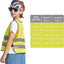 Chaleco seguridad construcción reflectante niños