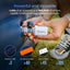 Bomba aire inflables con linterna 4kPa recargable