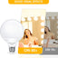 Bombilla LED G25 E26 3000K blanco suave para espejo
