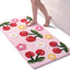 Alfombra baño microfibra antiderrap color rosa