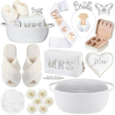 Set regalo despedida soltera caja maquillaje pantuflas