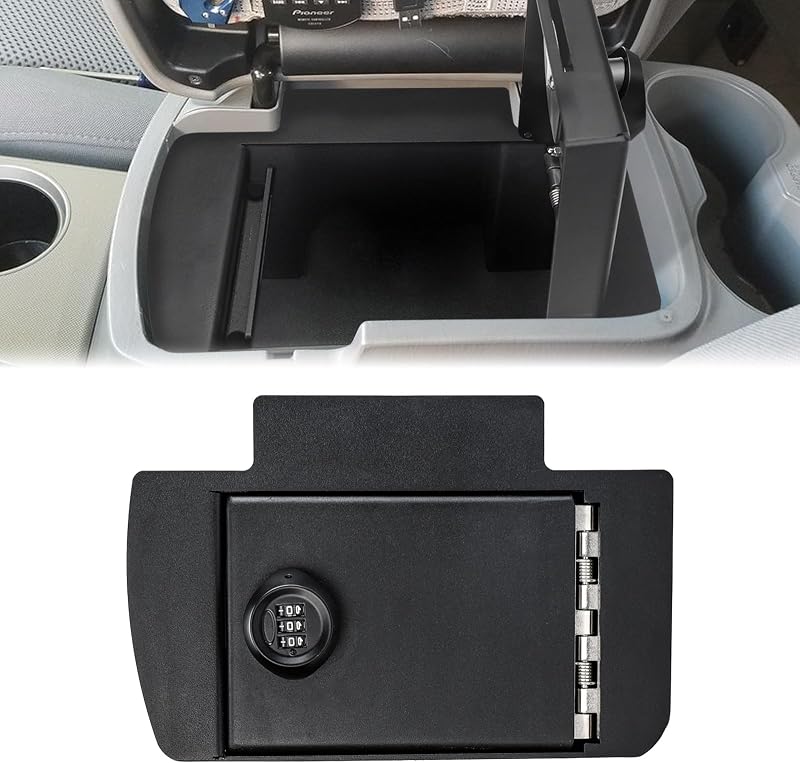 Caja fuerte consola Toyota Tacoma 05-15 cerradura elíptica