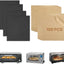 100 piezas papel para freidora de aire y 4 forros compatibles con Ninja Foodi SP101 y Cuisinart