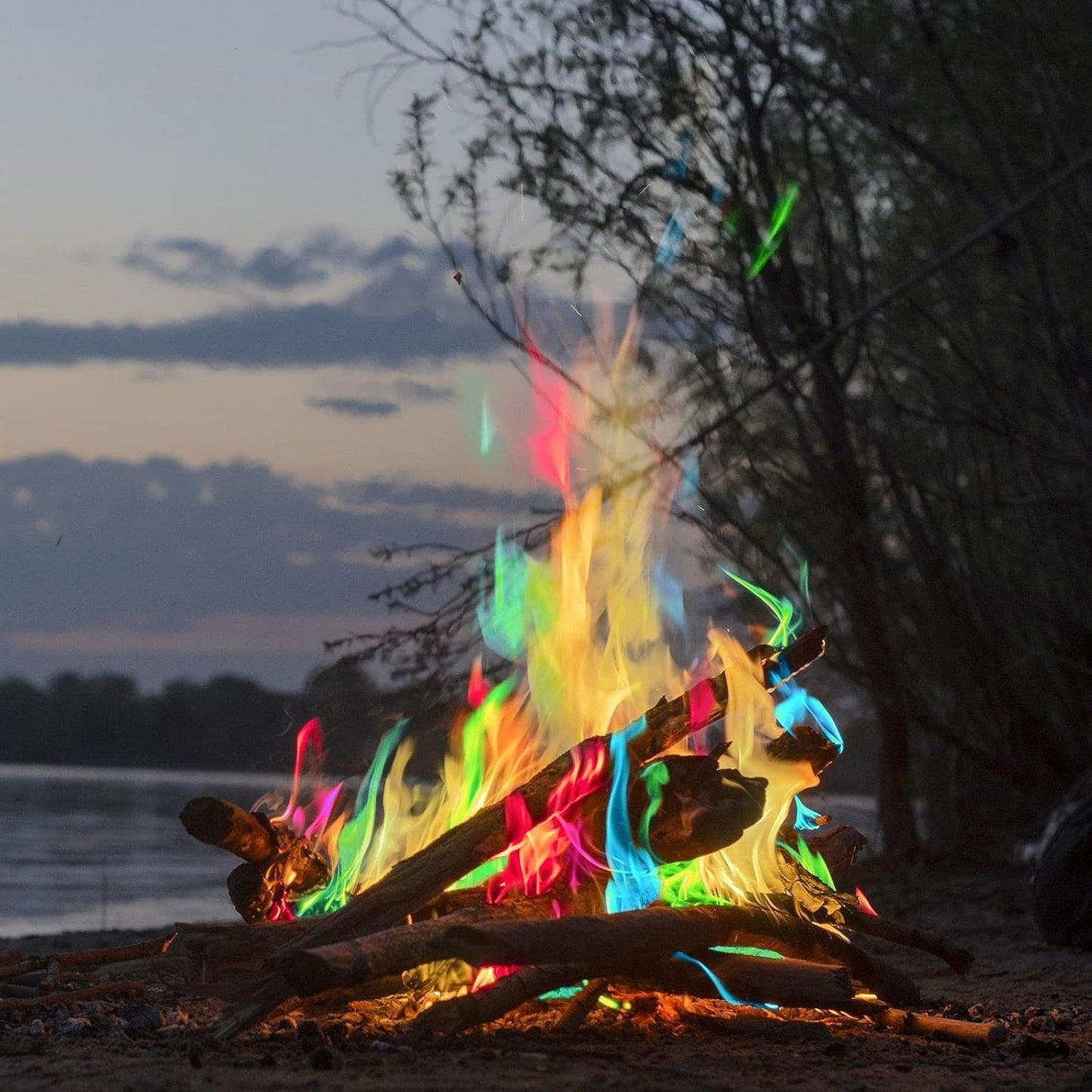Pack 50 Fogata Chimenea Fuego Colores