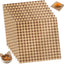 100 Hojas Papel Encerado 7.1x7.1pulg Cuadrados A prueba de Grasa