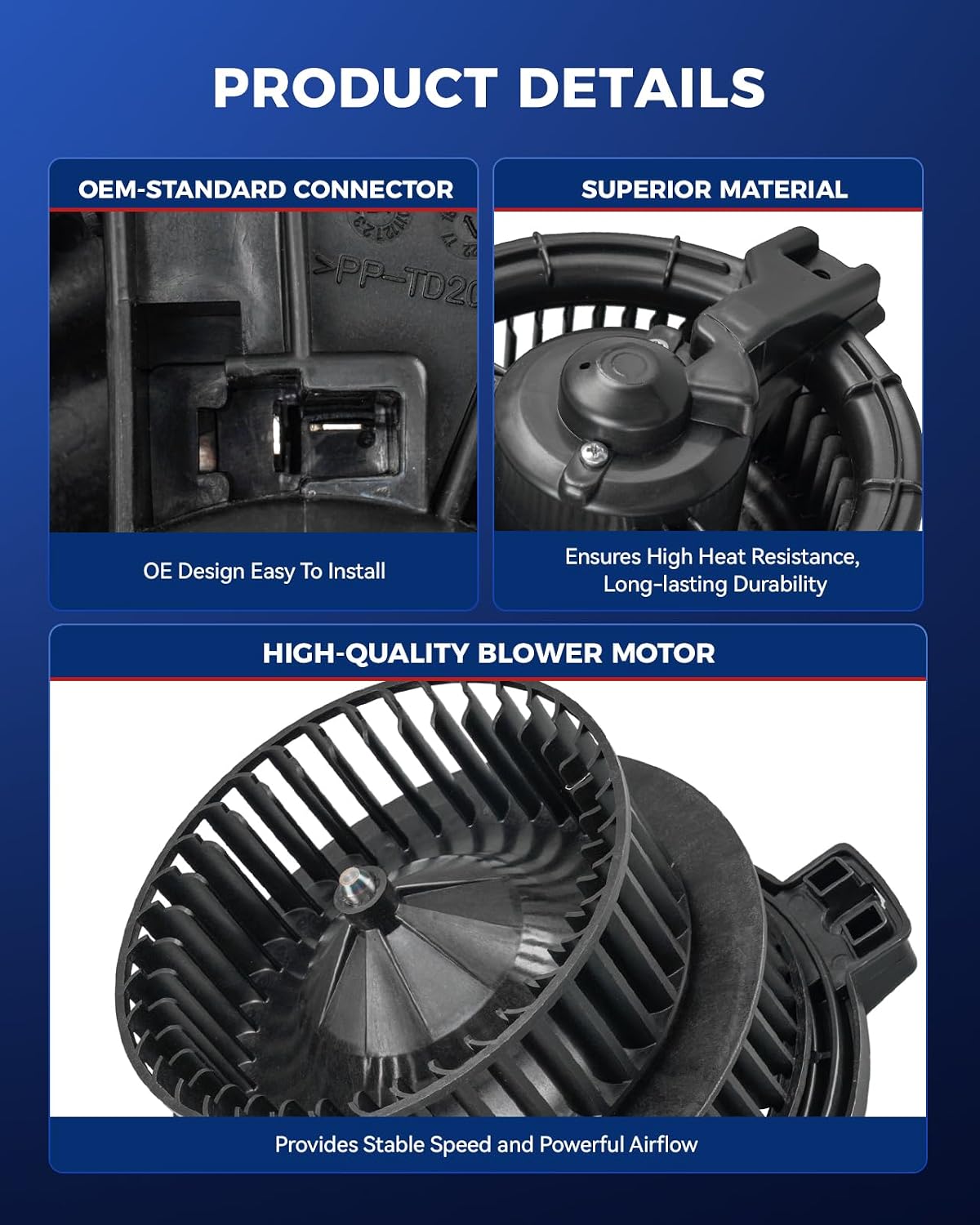 Ventilador HVAC comp Toyota Prius