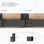 Kit riel puerta corrediza doble exterior 24ft carga 330lb