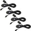 4 Cables Extensión 20ft E26 con Interruptor Negro