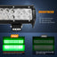 Barra LED 12" 72W haz focal y proyección para camiones