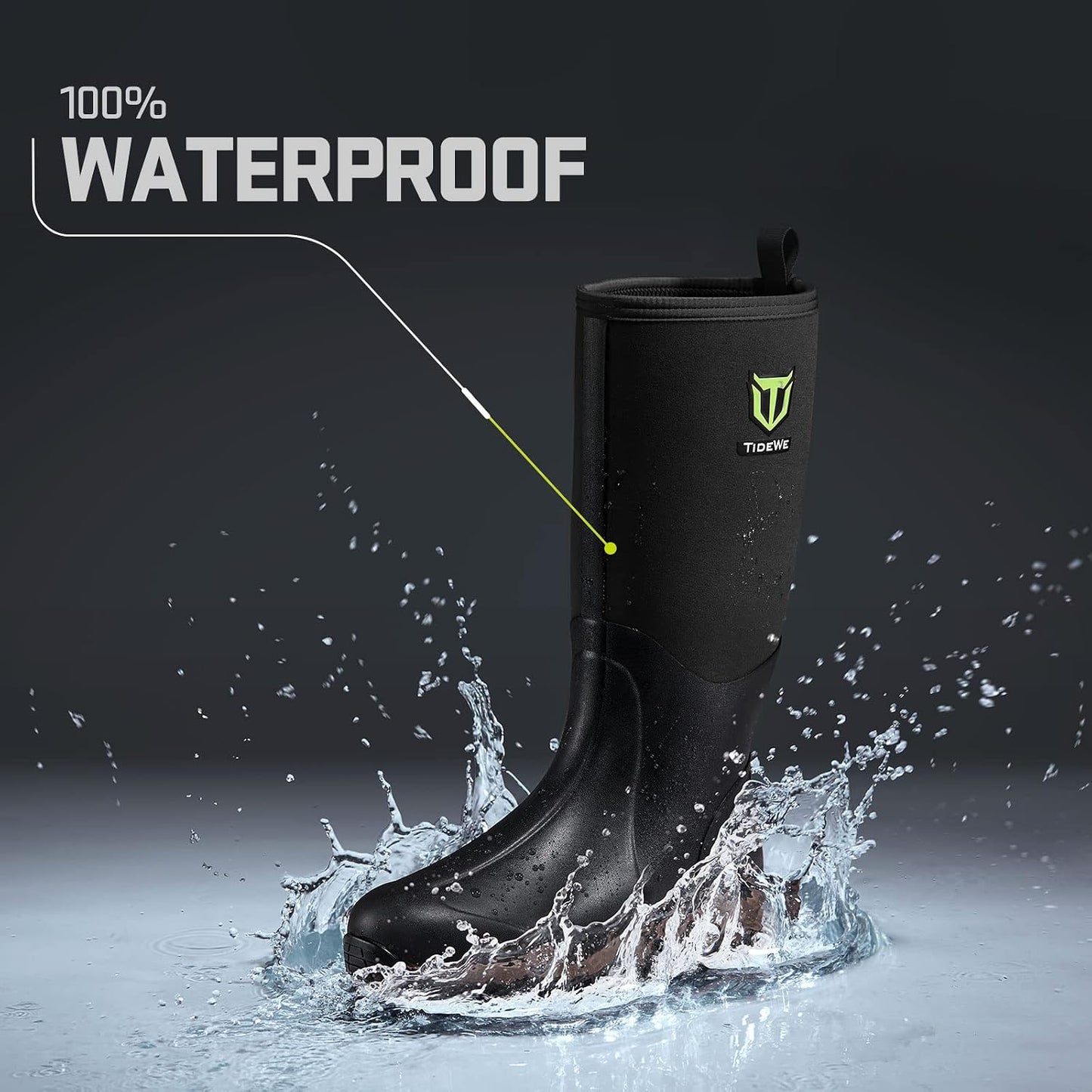 Botas neopreno 6mm impermeables para hombres y mujeres