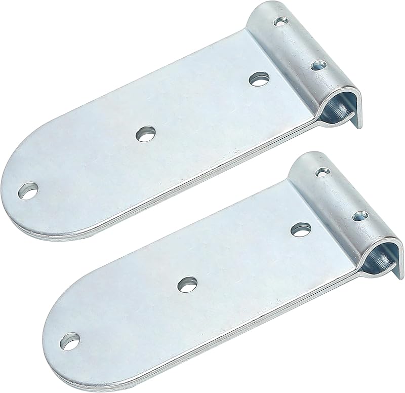 2 Pzas Bisagra Puerta Camión 4.6x2pulg Plateado