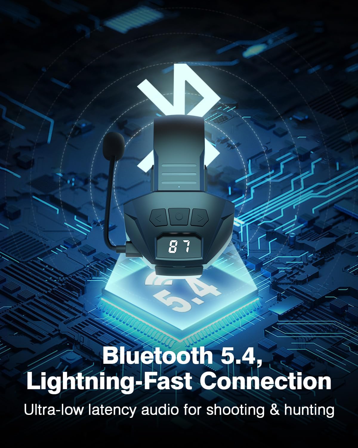 Adaptador Bluetooth 6.0 para orejeras caminante