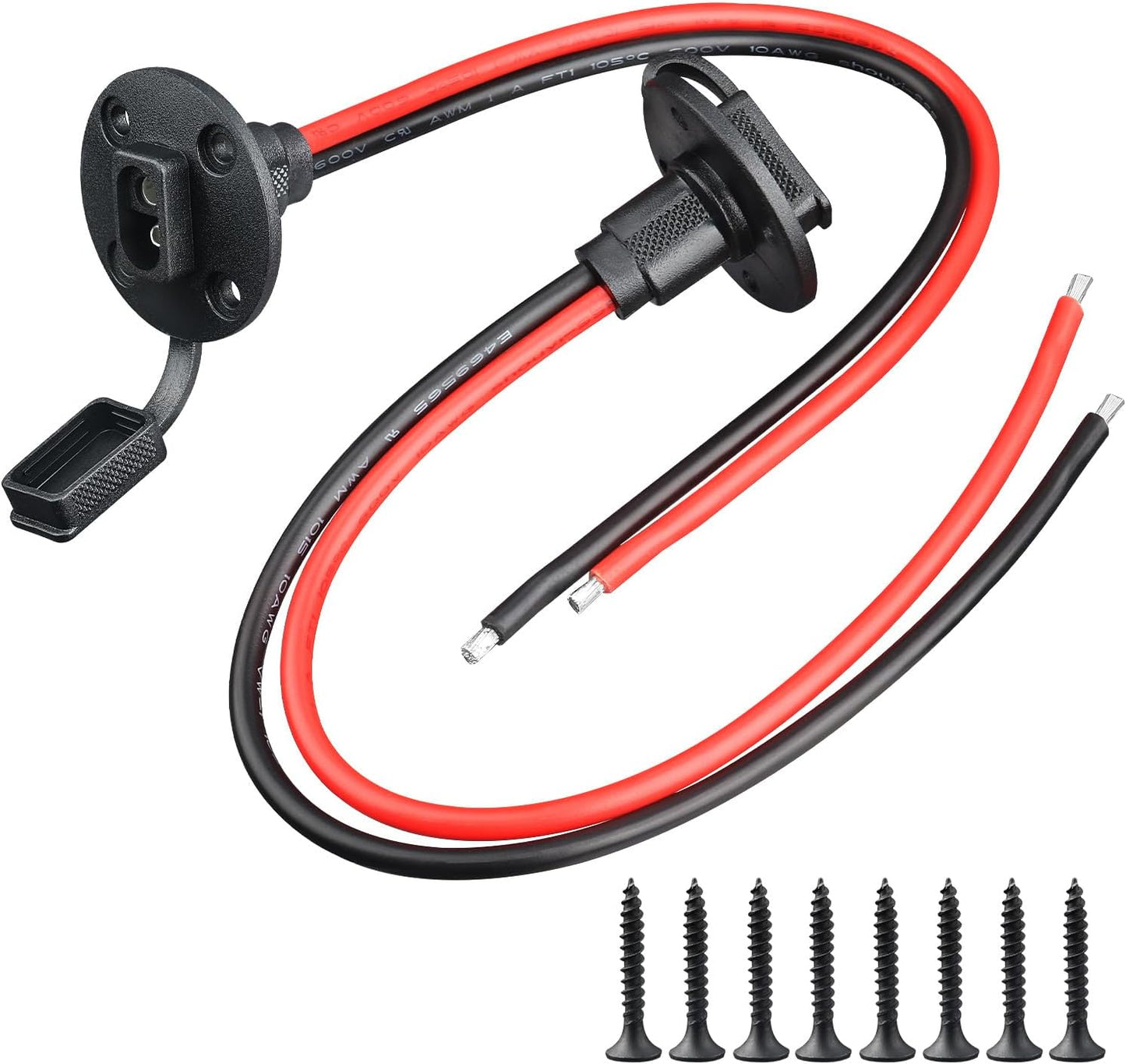 Enchufe solar SAE 10 AWG conector empotrado para panel