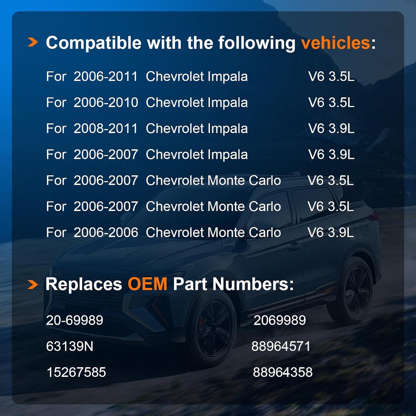 Bomba dirección asistida con depósito comp Chev Impala 06-11