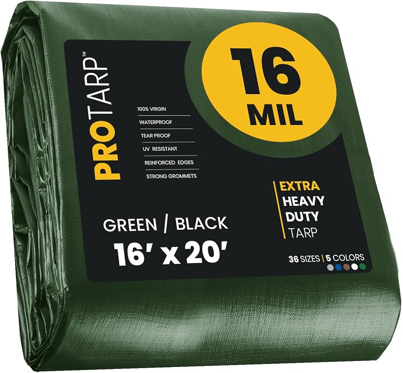 Lona polietileno 16mm impermeable UV resistente