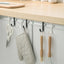 Ganchos puerta gabinete pack 10 blanco