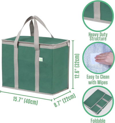 2 Pzas Bolsas Aisladas Plegables Comestibles