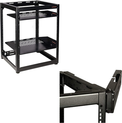 Rack 15U soporte pared oscilante para redes y AV